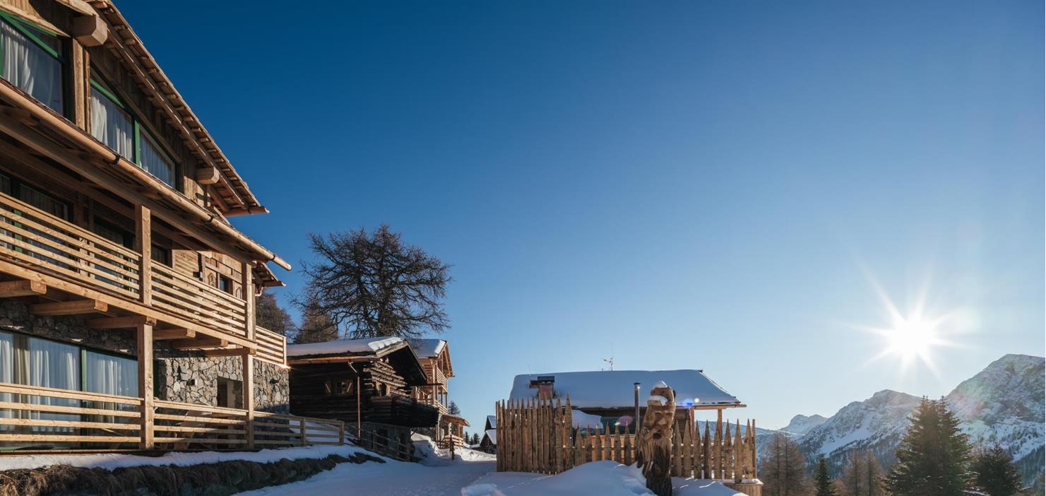 Our chalets in winter